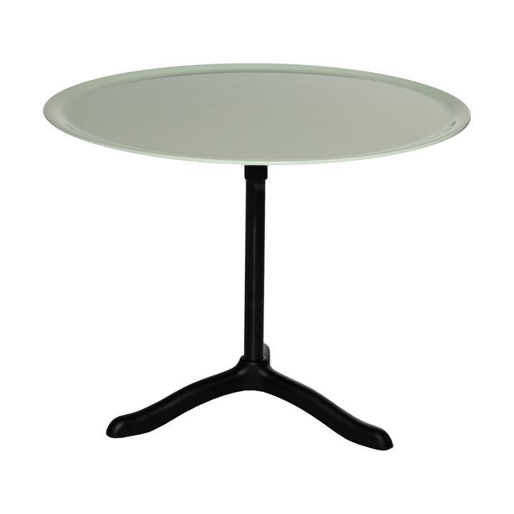 Cassis sofabord Ø47 cm - Black anodized aluminum-Surf Green - Källemo