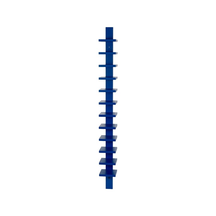 Pilaster vegghylle - blå beis - Källemo