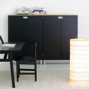 2K 459 skap glassdører og tredører 90x206 cm - Rød col.67 kromben - Karl Andersson & Söner