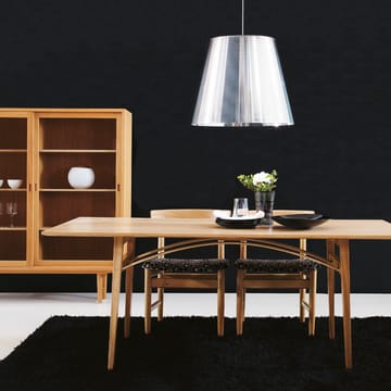 Brygga skrivebord 50x125 cm - Svartbeiset ask col.11 - Karl Andersson & Söner