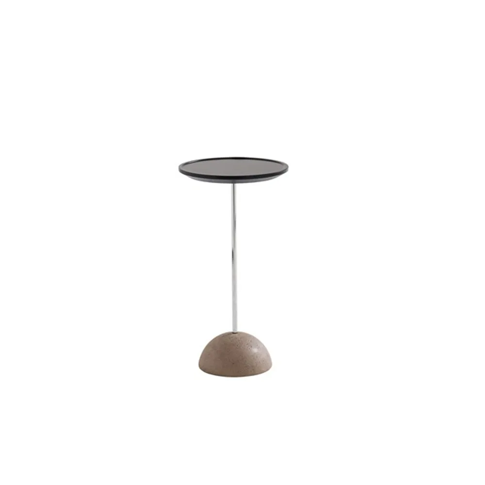 Lollipop bord Ø29xH50 cm, Svart ask kromstativ svart fot Karl Andersson & Söner
