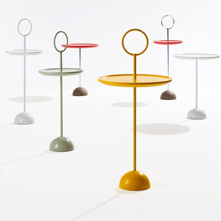 Lollipop bord med ring Ø29xH55 cm, Rød Karl Andersson & Söner