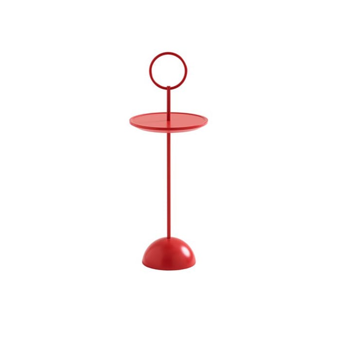 Lollipop bord med ring Ø29xH55 cm - Rød - Karl Andersson & Söner