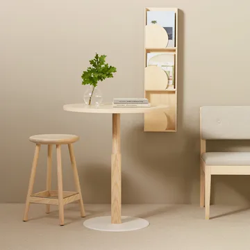 Milo rund krakk - Eik klarlakk, Ø39x65 cm - Karl Andersson & Söner