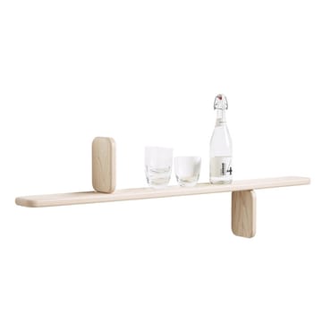 Part vegghylle høyre - Eik herdet glass - Karl Andersson & Söner