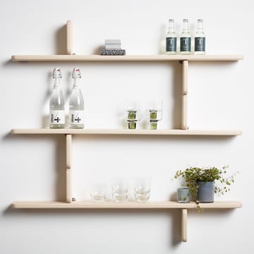 Part vegghylle, venstre - Eik herdet glass - Karl Andersson & Söner