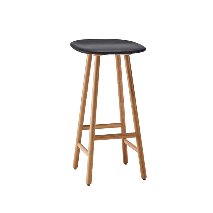 Shell krakk - Lærsvart, benhvit, 65 cm - Karl Andersson & Söner