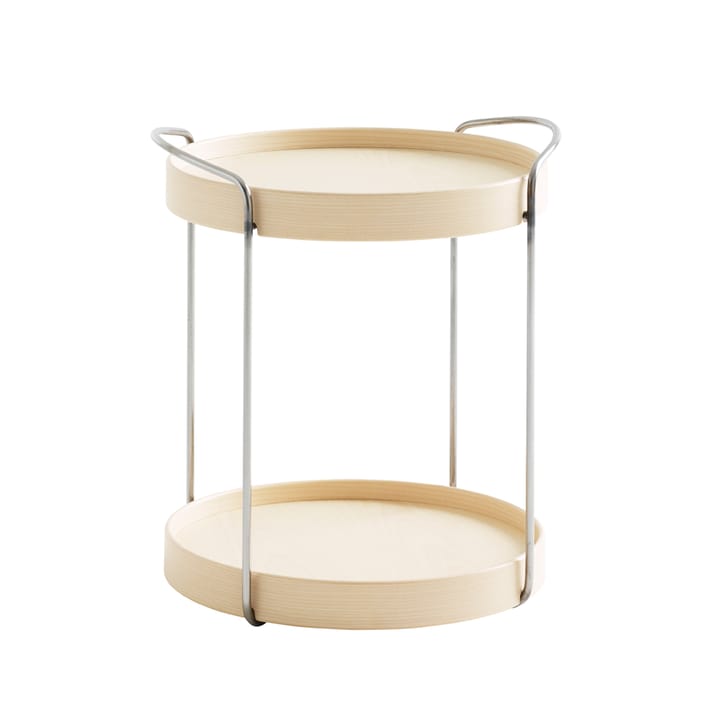 Trayo brettbord Ø40 cm eik - Kromunderstell - Karl Andersson & Söner