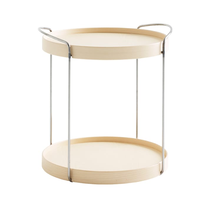 Trayo brettbord Ø50 cm ask - Kromunderstell - Karl Andersson & Söner