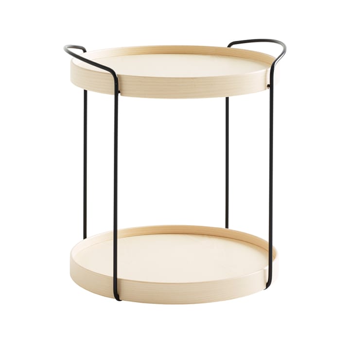 Trayo brettbord Ø50 cm ask - Svart understell - Karl Andersson & Söner