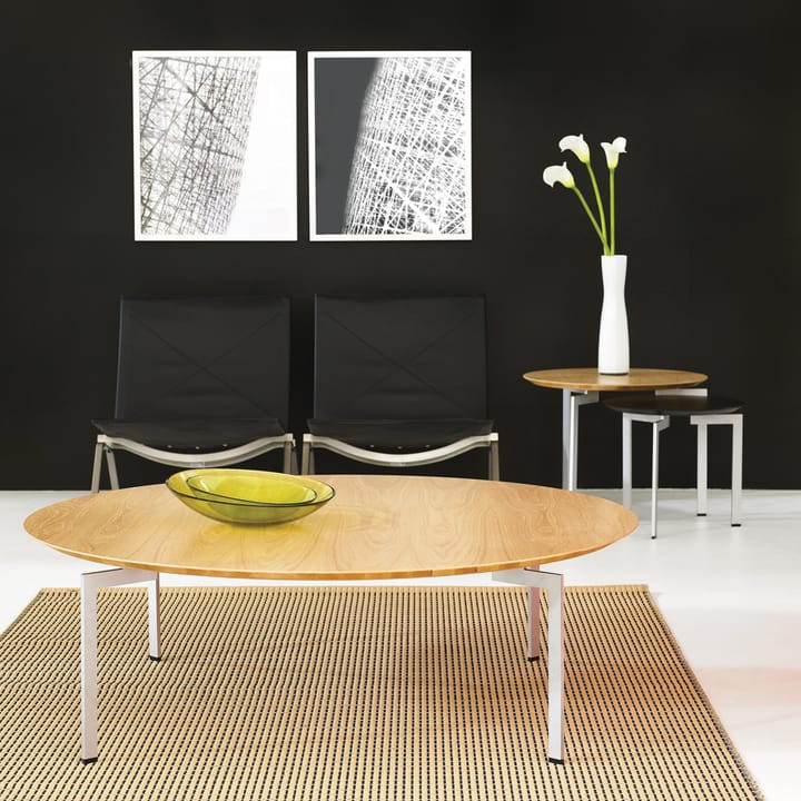 Trippo T4 salongbord 54x158 cm, Bjørk kromben 40 cm Karl Andersson & Söner