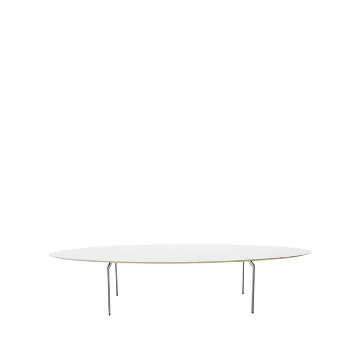 Trippo T4 salongbord 54x158 cm - Hvit laminat mattkrom ben 40 cm - Karl Andersson & Söner