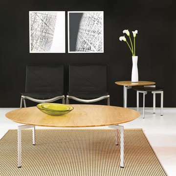 Trippo T4 salongbord 54x158 cm - Hvit laminat mattkrom ben 46 cm - Karl Andersson & Söner