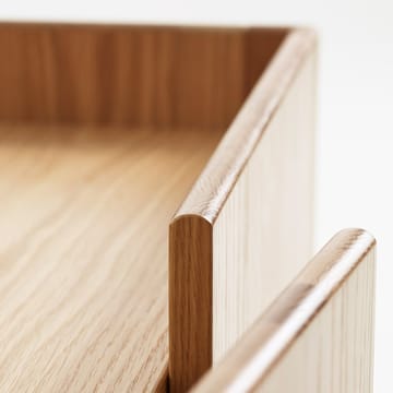 Øvre skjenk - Ask krum plate glass hvit 63,5x84 - Karl Andersson & Söner