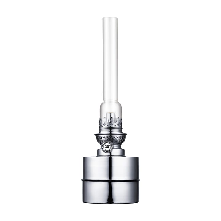 Flaggskär fotogenlampe - nikkel - Karlskrona Lampfabrik