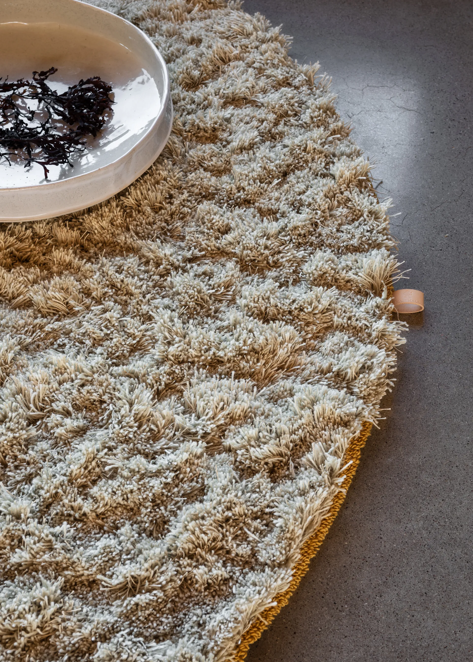 Ålegraes teppe, 128x160 cm, Kalk 881 Kasthall