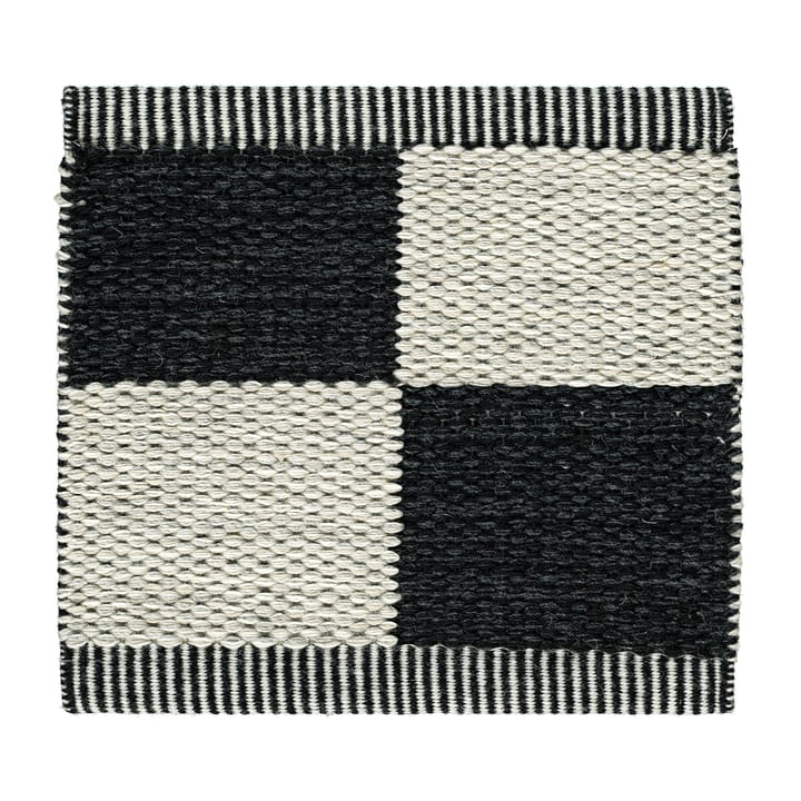 Checkerboard Icon gulvteppe 85x200 cm, Midnight black Kasthall