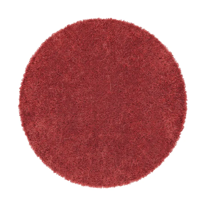 Moss gulvteppe rund Ø240 cm - Deep coral - Kasthall