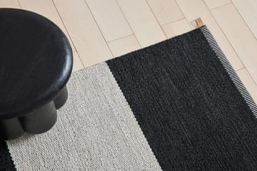 Wide Stripe Icon gulvteppe 160x240 cm - Midnight black - Kasthall