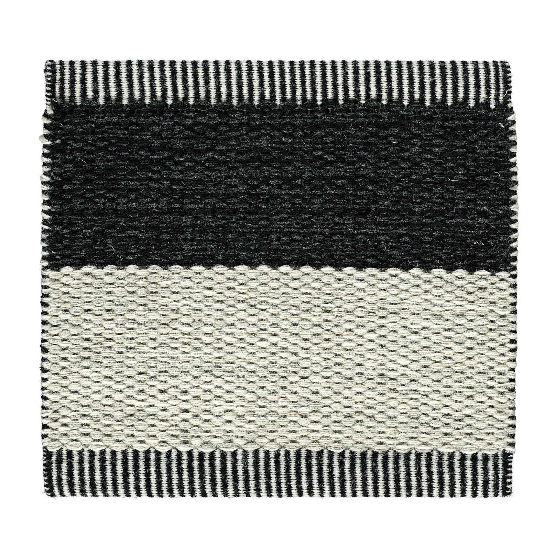 Wide Stripe Icon gulvteppe 195x300 cm, Midnight black Kasthall