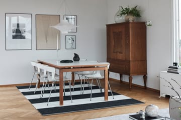 Wide Stripe Icon gulvteppe 195x300 cm - Midnight black - Kasthall