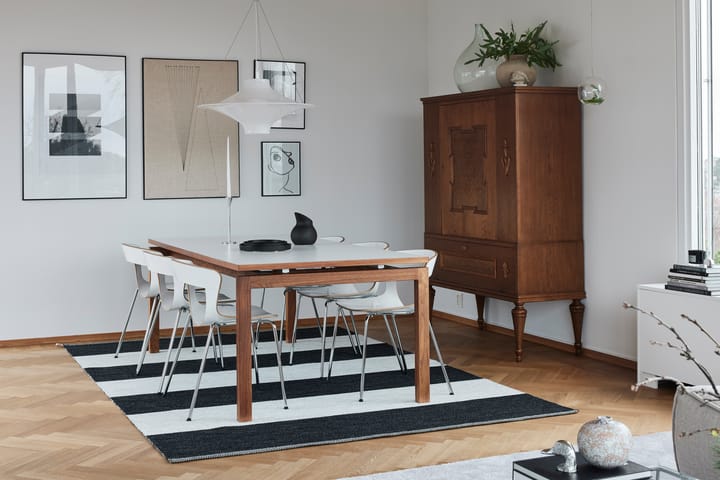 Wide Stripe Icon gulvteppe 195x300 cm, Midnight black Kasthall