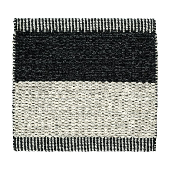 Wide Stripe Icon gulvteppe 85x240 cm, Midnight black Kasthall