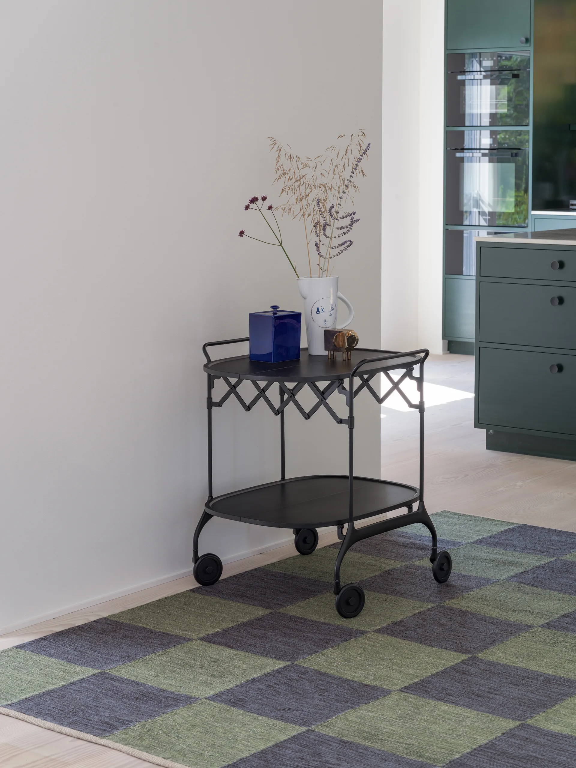 Allium Fox Trott teppe, Mørk grønn, 200x300 cm Kateha