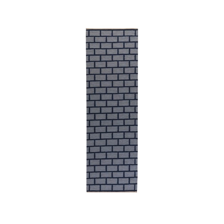 Brick entréteppe - blue, 80 x 250 cm - Kateha