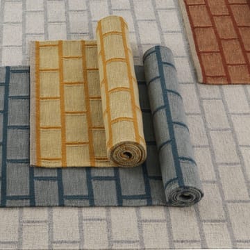 Brick entréteppe - green, 80 x 250 cm - Kateha