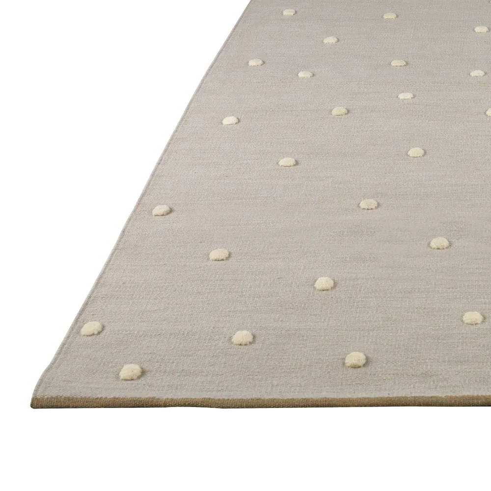 Bula teppe, White/green, 170 x 240 cm Kateha