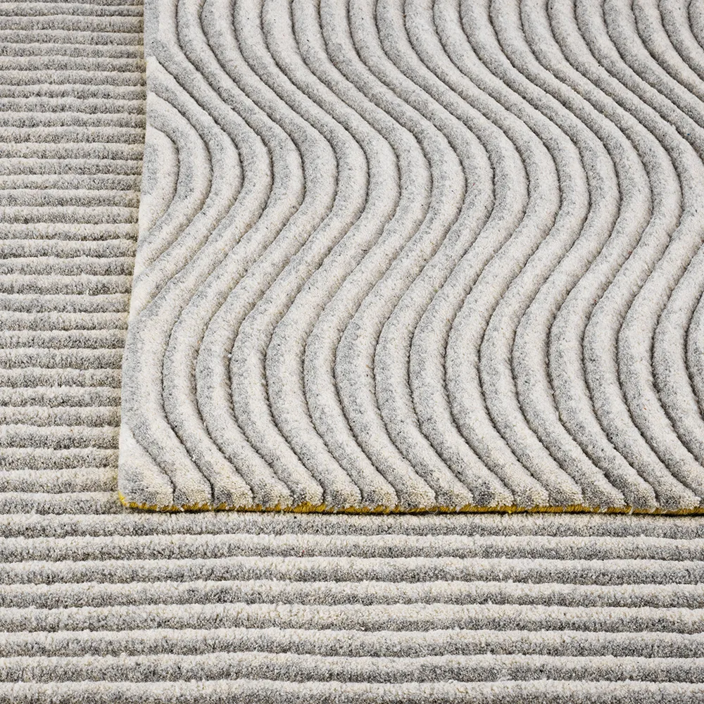Dunes Wave teppe, Light grey, 200x300 cm Kateha