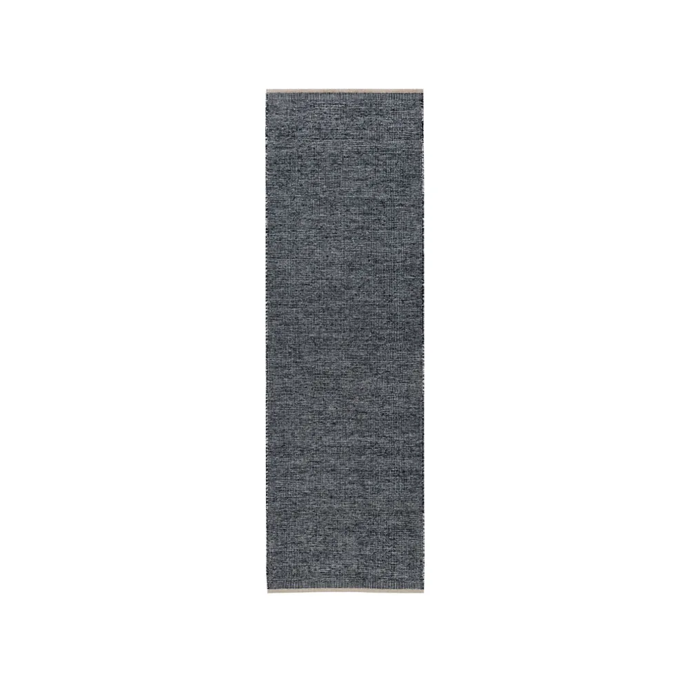 Essa entréteppe, Black, 80x250 cm Kateha