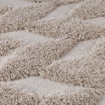 Herringbone Wild teppe - Light beige, 170x240 cm - Kateha
