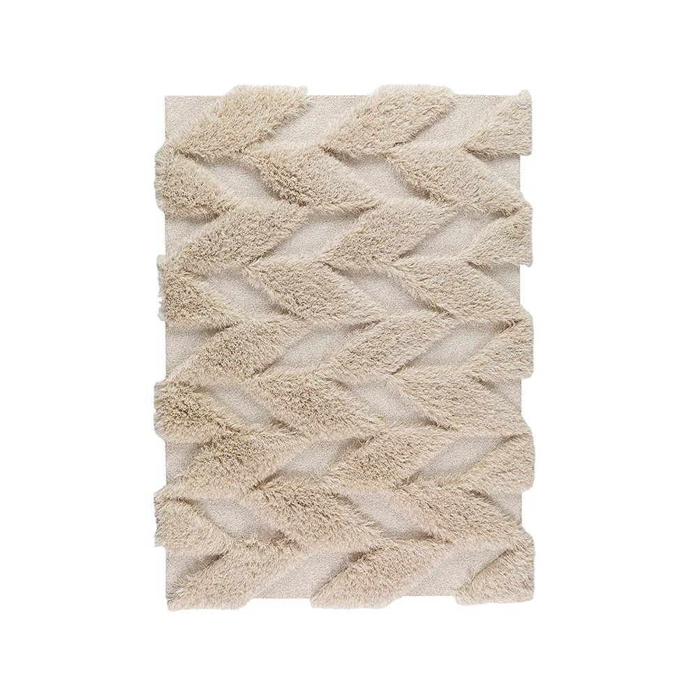 Herringbone Wild teppe, Light beige, 200x300 cm Kateha