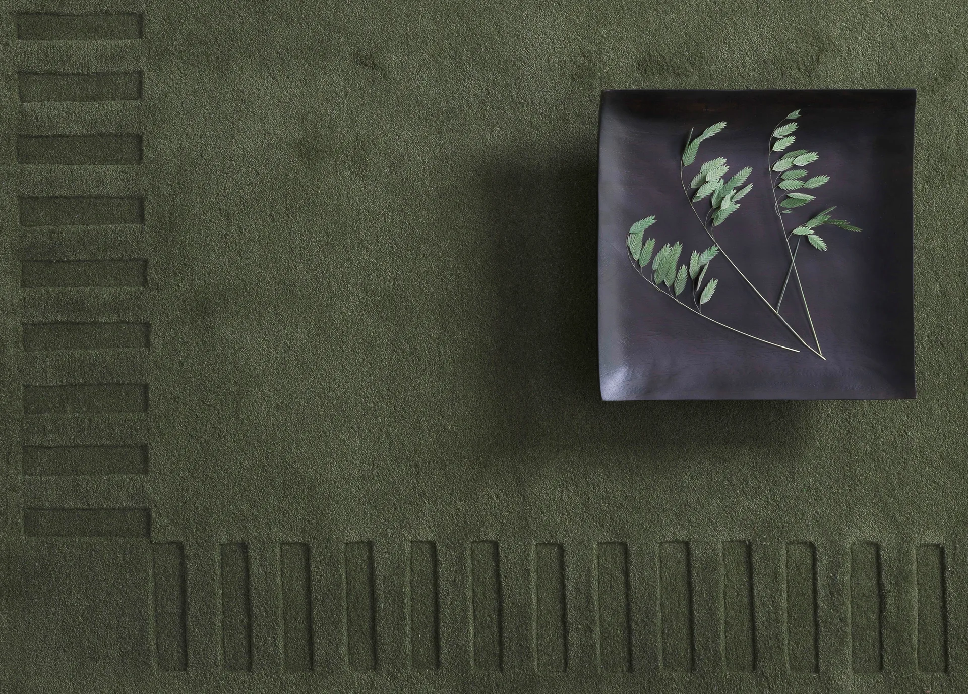 Lea original ullteppe, Green-18, 170x240 cm Kateha