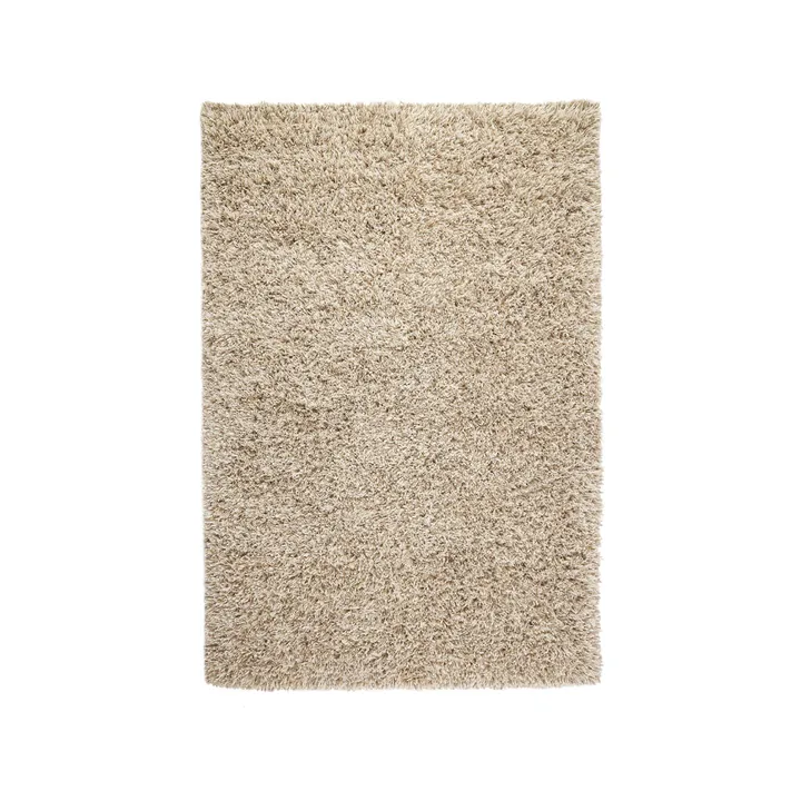 Shaggy teppe - White/beige, 170x240 cm - Kateha
