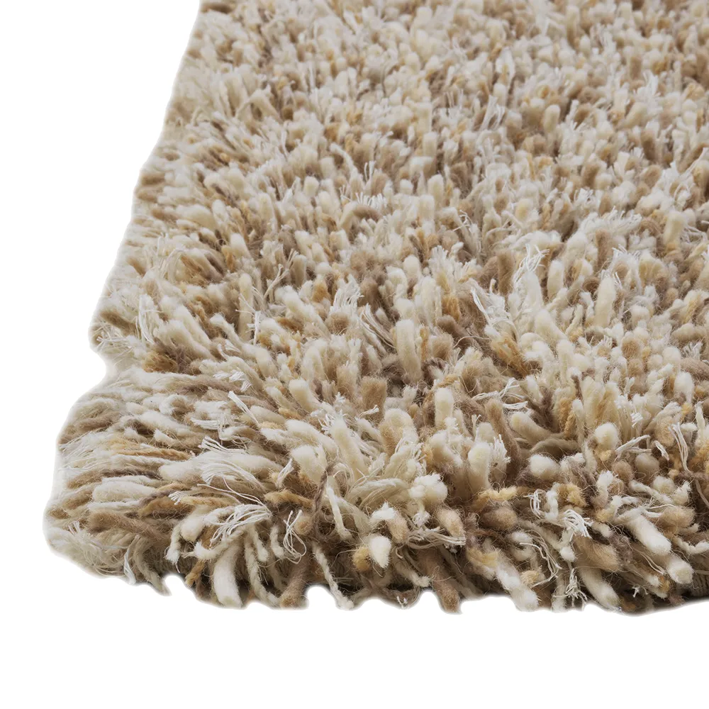 Shaggy teppe, White/beige, 200x300 cm Kateha