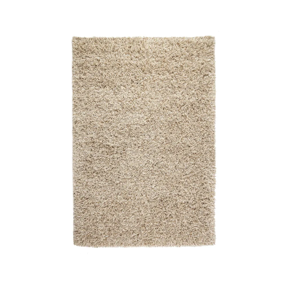Shaggy teppe, White/beige, 200x300 cm Kateha