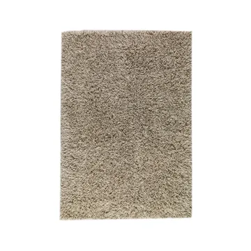 Shaggy teppe - White/grey, 200x300 cm - Kateha