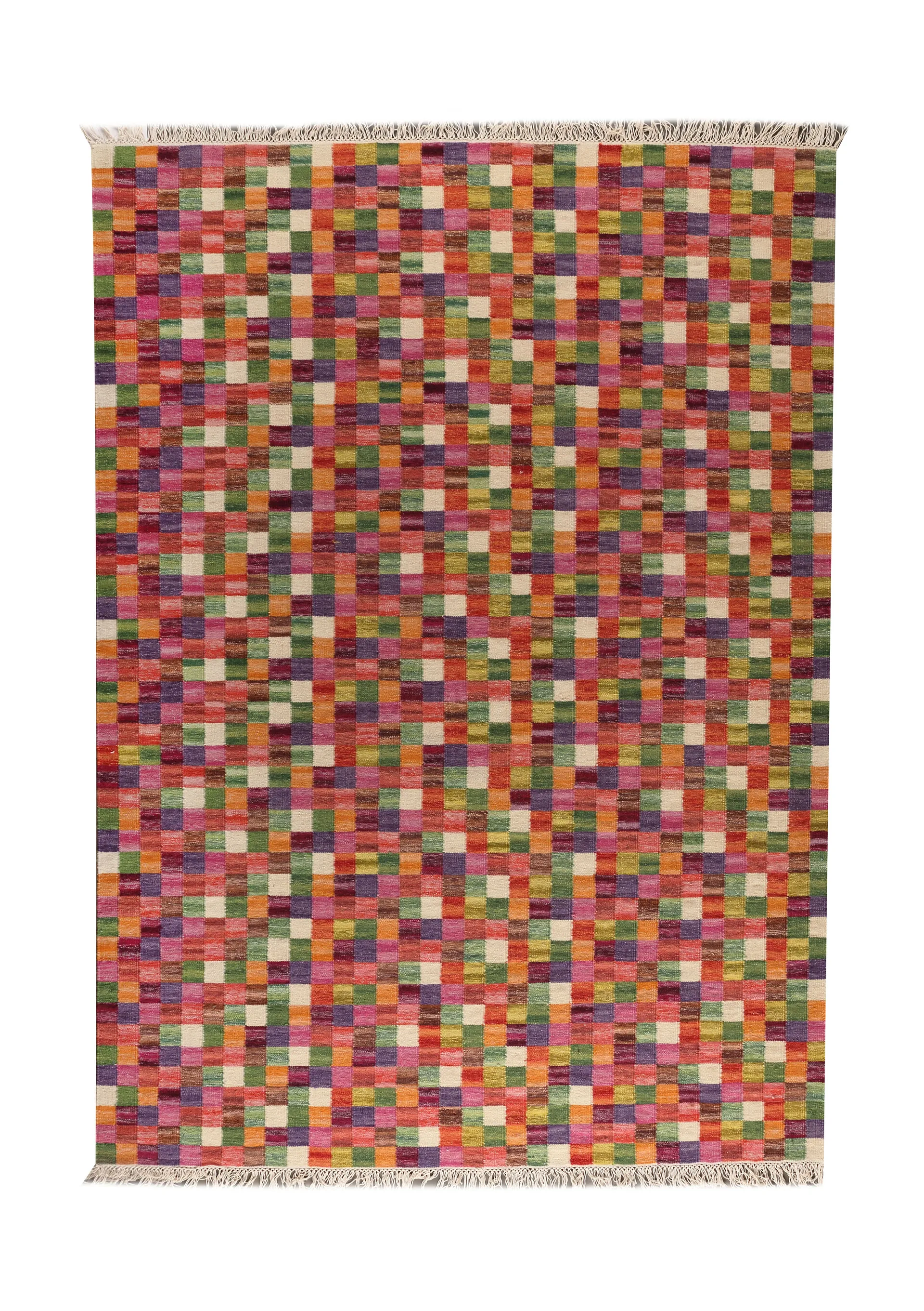 Small box håndvevd gulvteppe, multi, 240x170 cm Kateha