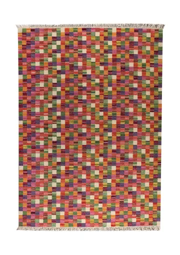 Small box håndvevd gulvteppe, multi - 240x170 cm - Kateha