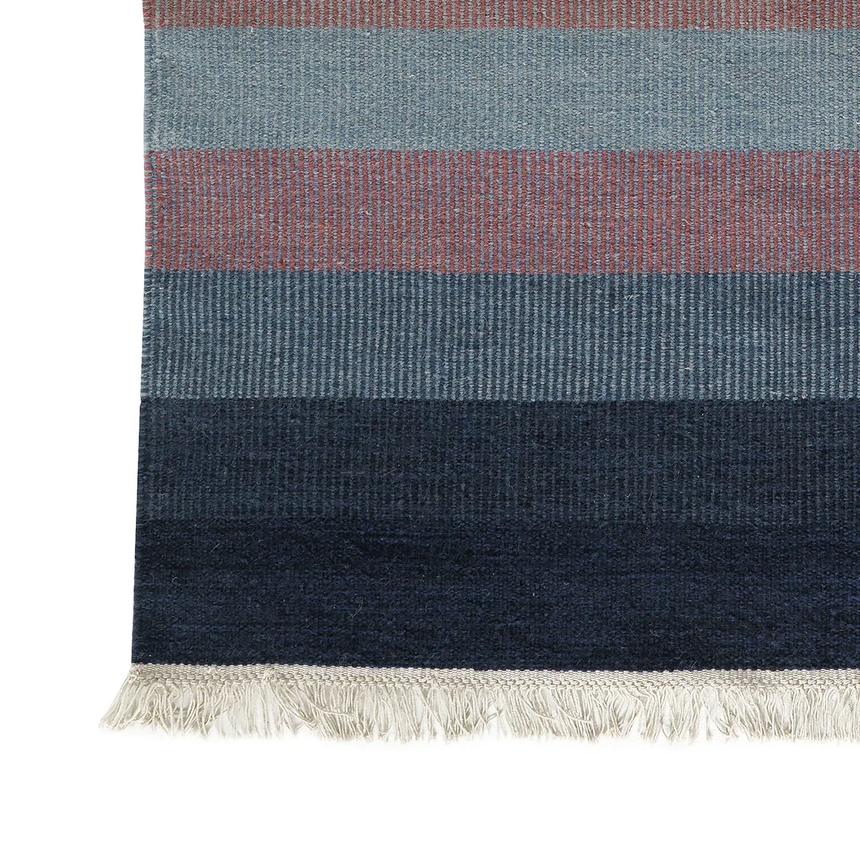 Tofta wave gulvteppe 80x250 cm, Blue Kateha