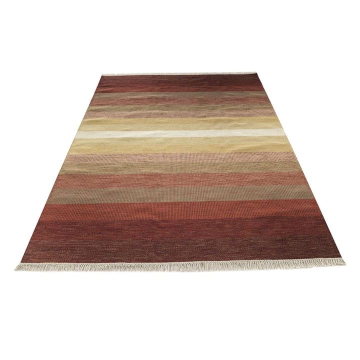 Tofta wave gulvteppe 80x250 cm, rød Kateha