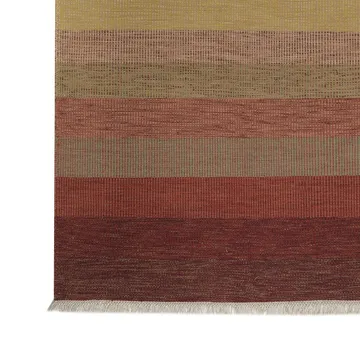 Tofta wave gulvteppe 80x250 cm - Red - Kateha