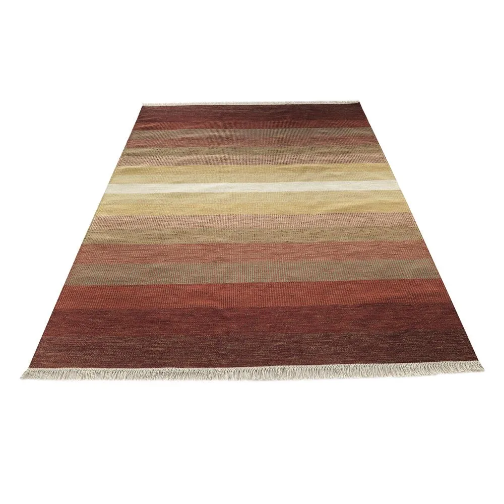 Tofta wave gulvteppe 80x250 cm, Red Kateha