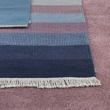 Tofta wave gulvteppe - Blue, 200x300 cm - Kateha
