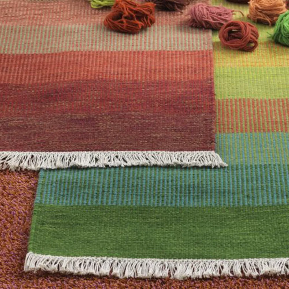 Tofta wave gulvteppe, Green, 200x300 cm Kateha