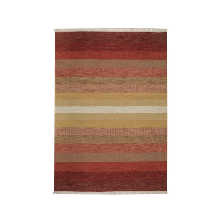 Tofta wave gulvteppe - rød, 170x240 cm - Kateha