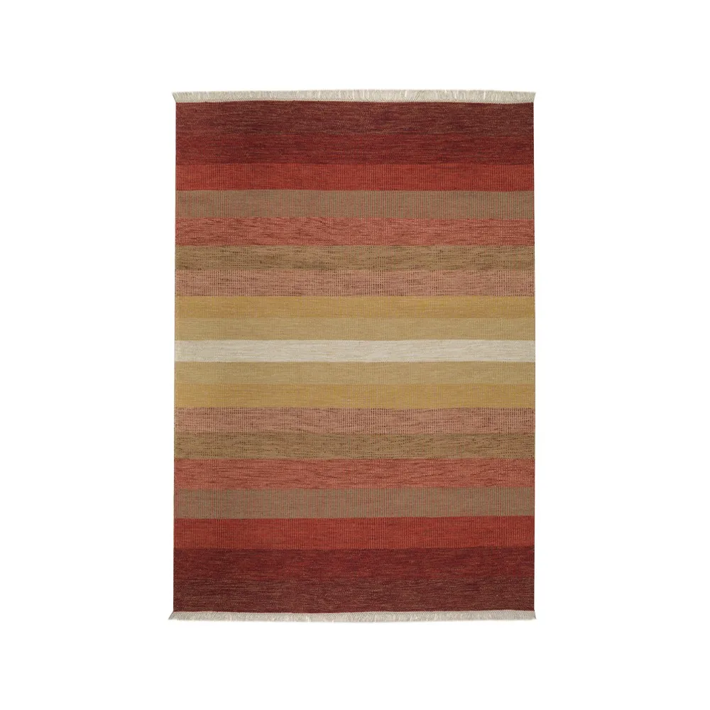 Tofta wave gulvteppe, Red, 170x240 cm Kateha